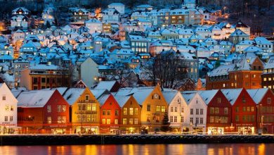 أشهر الاماكن السياحية بالنرويج